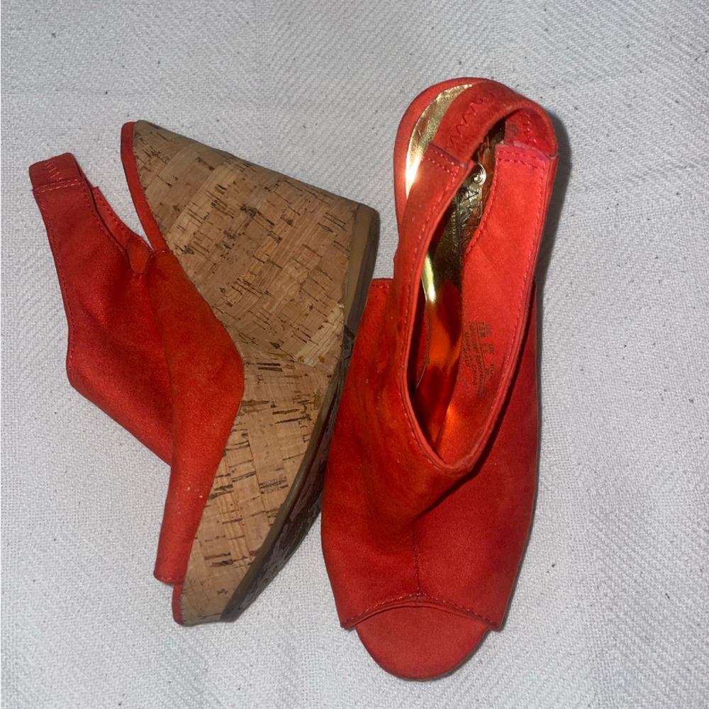 Carlos Santana Red  Sandals